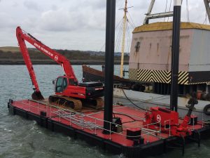 Long Reach Excavator hire