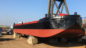 small hopper barge